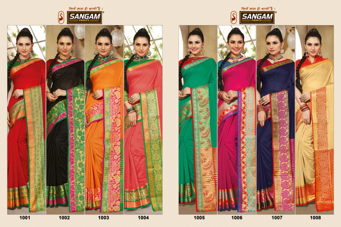 Sangam Rudraksha Cotton Handloom Ethnic Wear Designer  Saree Collection
